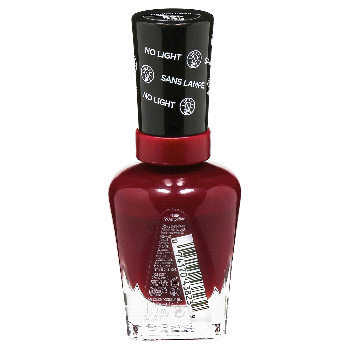 slide 6 of 26, Sally Hansen Miracle Gel Nail Polish - V - Amplified - 0.5 fl oz, 0.5 fl oz