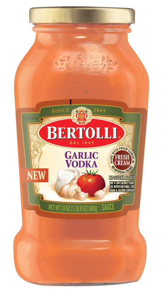 slide 1 of 2, Bertolli Garlic Vodka Sauce 24 oz, 24 oz