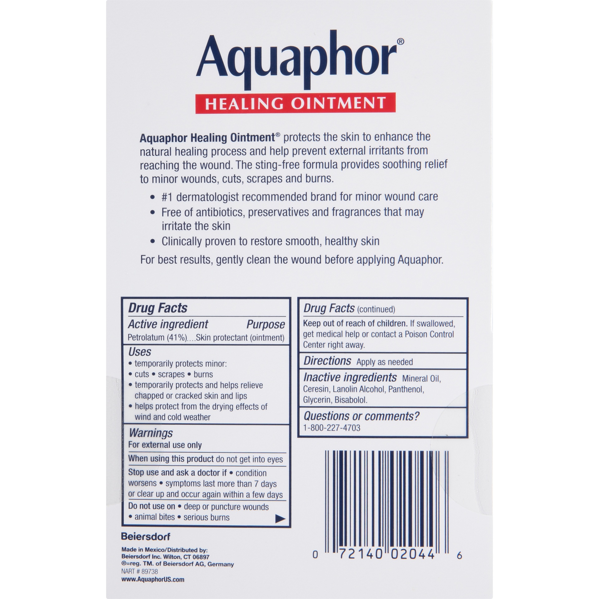 slide 4 of 4, Aquaphor Tube Twin Pack, 1 ct