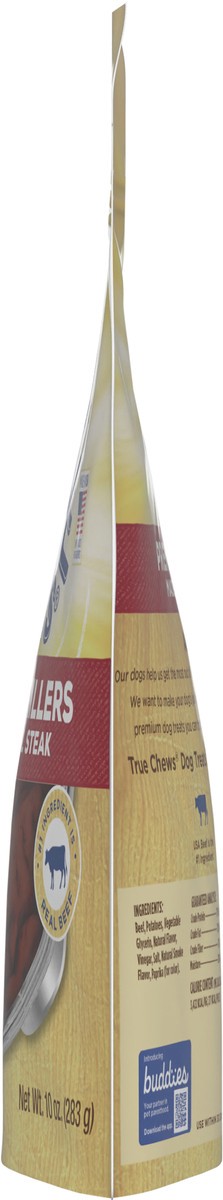 slide 8 of 10, Blue Buffalo True Chews Premium Grillers Natural Dog Treats, Steak 10 oz bag, 10 oz