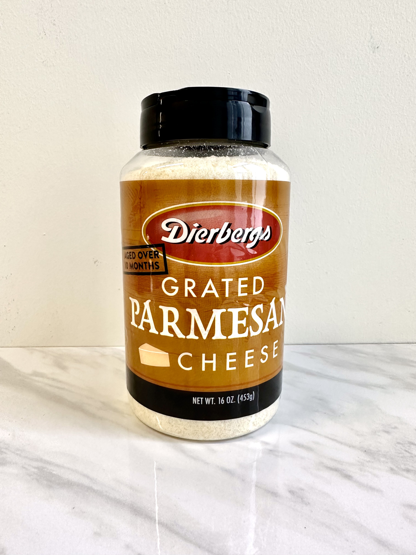 slide 1 of 1, Dierbergs Grated Parmesan Cheese, 16 oz