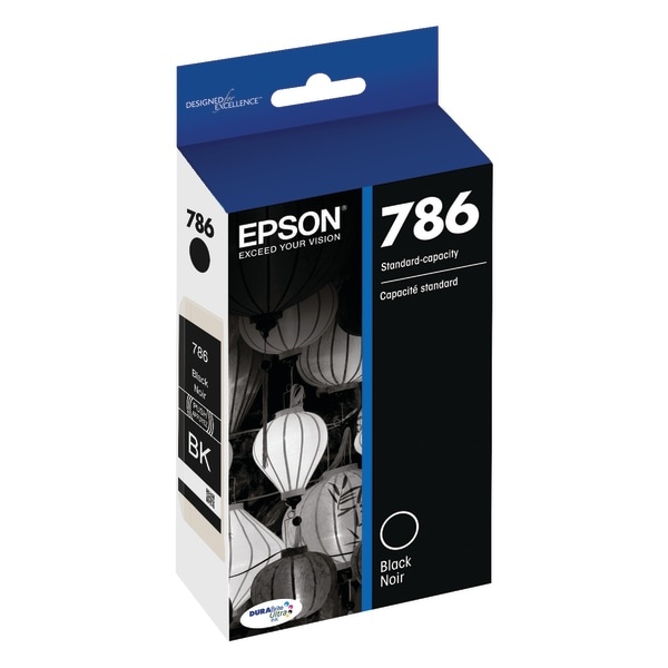 slide 1 of 2, Epson Durabrite Ultra T786120-S Black Ink Cartridge, 1 ct