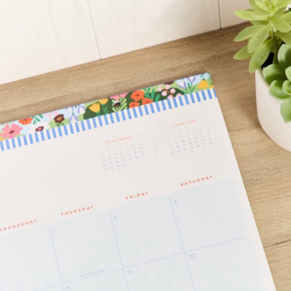 slide 8 of 10, 2026 Happy Planner 12-Month Desk Calendar, 22"" x 17"", Color Beat, January To December, CD00212002, 1 ct