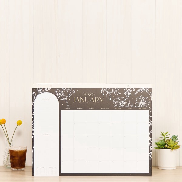 slide 7 of 10, 2026 Happy Planner 12-Month Desk Calendar, 22"" x 17"", Mod Silhouette, January To December, CD00212003, 1 ct