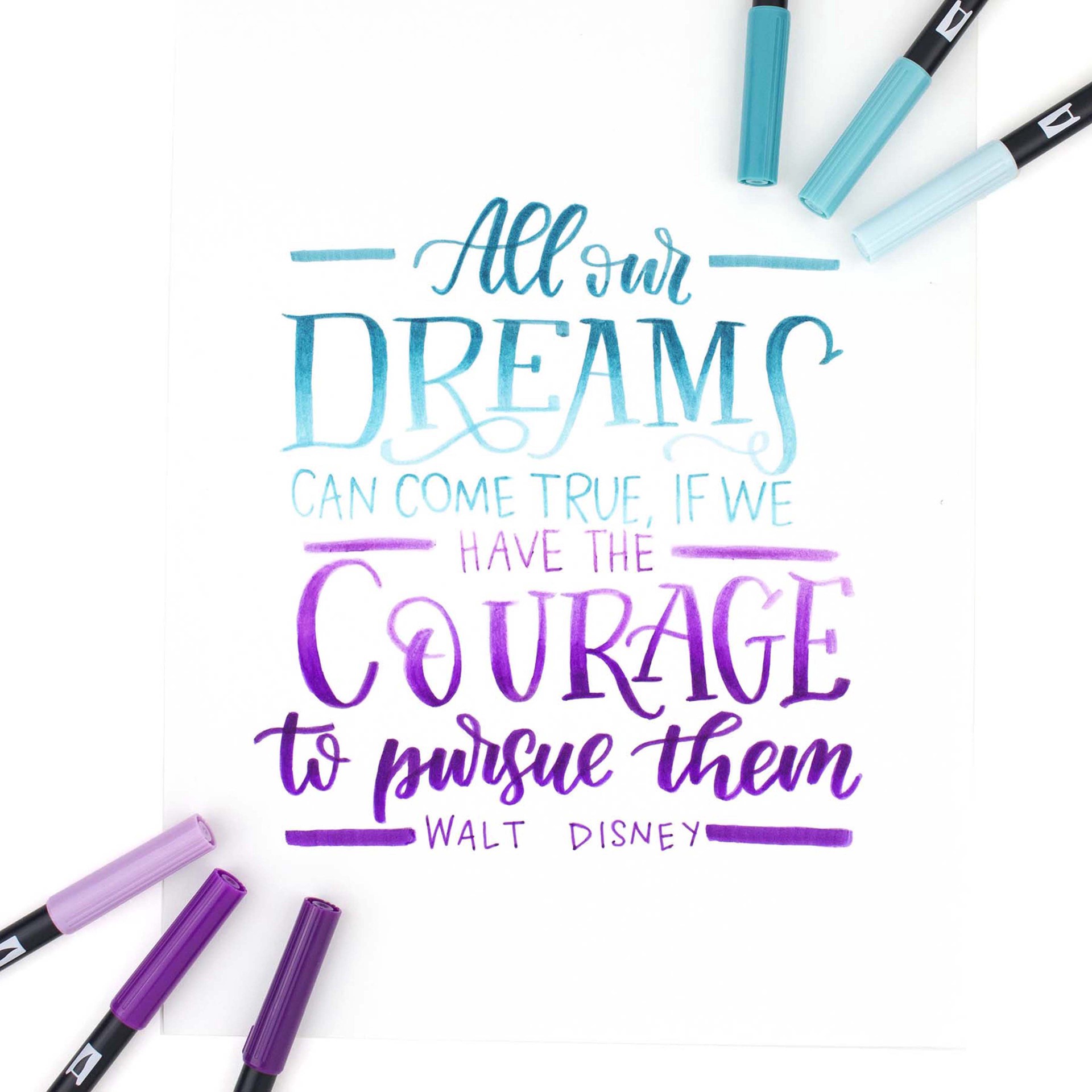 slide 6 of 9, Tombow Dual Brush Pen & Marker Case Set, 10.5 in x 8.2 in x 2.5 in