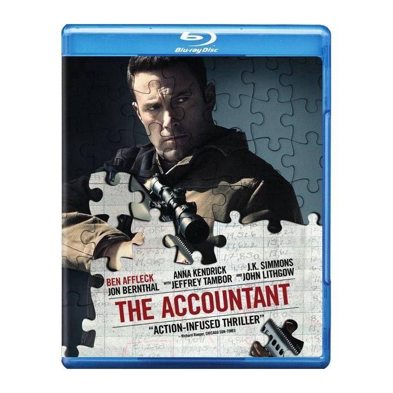 slide 1 of 1, Warner Bros. The Accountant (Blu-ray), 1 ct