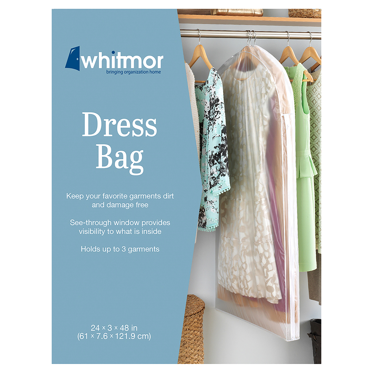 slide 7 of 13, Whitmor Dress bag, 1 ct