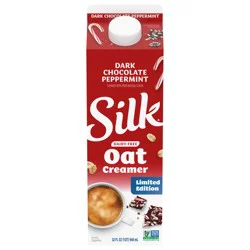 Silk Oat Limited Edition Dark Chocolate Peppermint Creamer, 32 fl oz