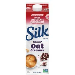 Silk Oat Limited Edition Dark Chocolate Peppermint Creamer