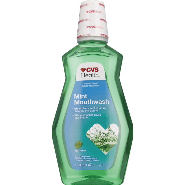 slide 1 of 1, CVS Long Lasting Mouthwash 33.8oz, 1 ct