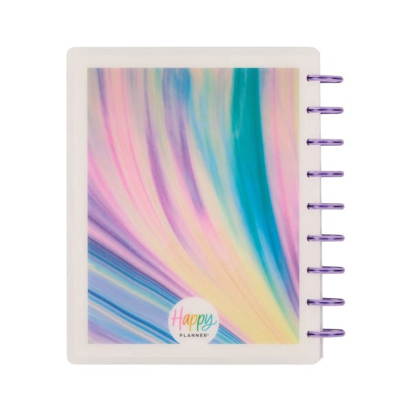 slide 8 of 10, 2026 Happy Planner Monthly/Weekly Classic Disc Bound Planner, 7"" x 9-1/4"", Fluid Fusion, January To December, PD0076C014, 1 ct
