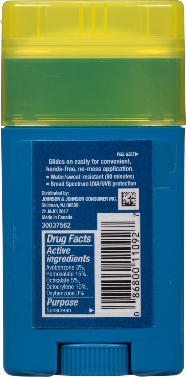 slide 6 of 9, Neutrogena CoolDry Sport Sunscreen Stick with Broad Spectrum SPF 50+ UVA/UVB Protection, Sweat- & Water-Resistant Sunscreen Stick for Face & Body, Oil- & PABA-Free Formula, 1.5 oz, 1.5 oz