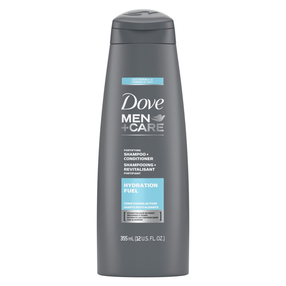 slide 2 of 2, Dove Mens Care Sh Hydrtn Fuel, 12 oz