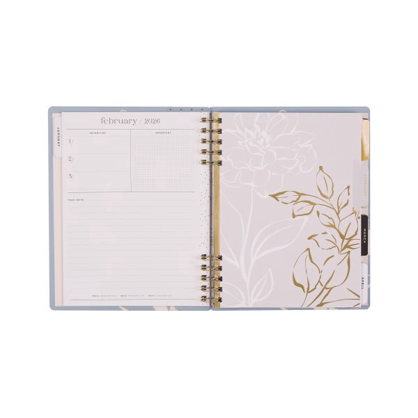 slide 5 of 10, 2026 Happy Planner Monthly/Weekly Classic Customizable Twin Loop Planner, 7"" x 9-1/4"", Mod Silhouette, January To December, PZ0017C013, 1 ct