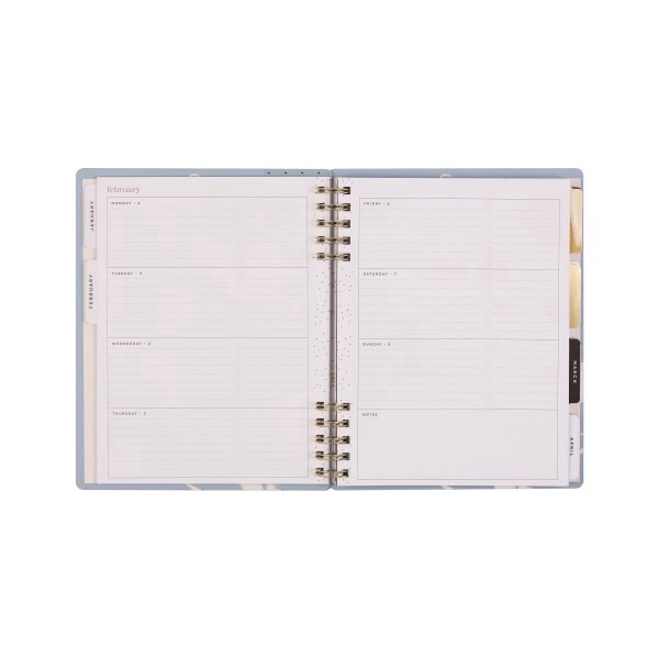 slide 8 of 10, 2026 Happy Planner Monthly/Weekly Classic Customizable Twin Loop Planner, 7"" x 9-1/4"", Mod Silhouette, January To December, PZ0017C013, 1 ct