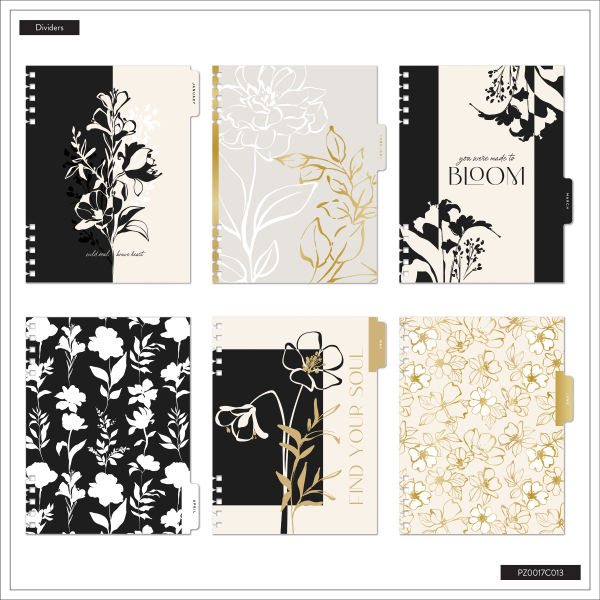 slide 3 of 10, 2026 Happy Planner Monthly/Weekly Classic Customizable Twin Loop Planner, 7"" x 9-1/4"", Mod Silhouette, January To December, PZ0017C013, 1 ct