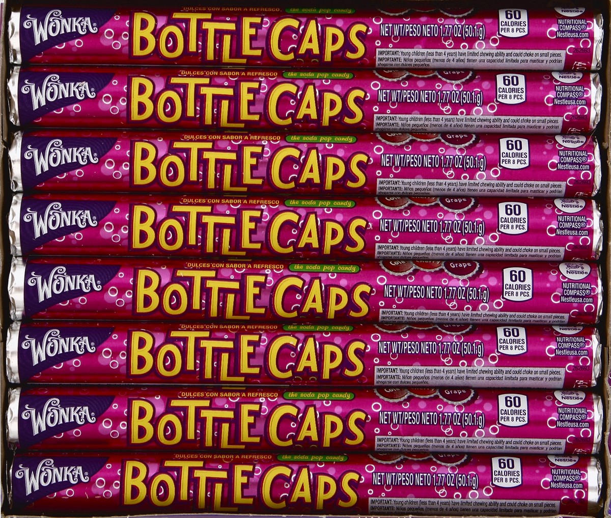 slide 2 of 4, Bottle Caps Soda Pops Candy 24 - 1.77 oz Rolls, 24 ct