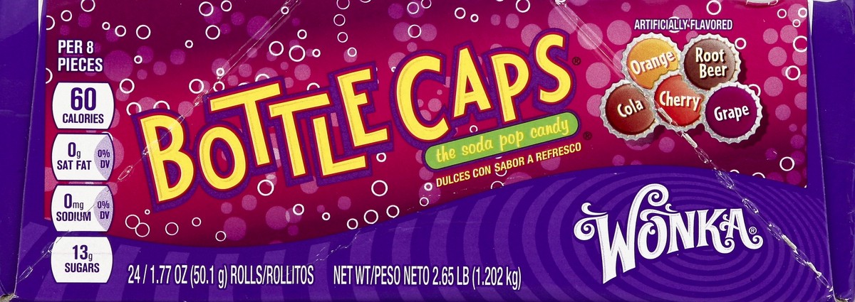 slide 3 of 4, Bottle Caps Soda Pops Candy 24 - 1.77 oz Rolls, 24 ct