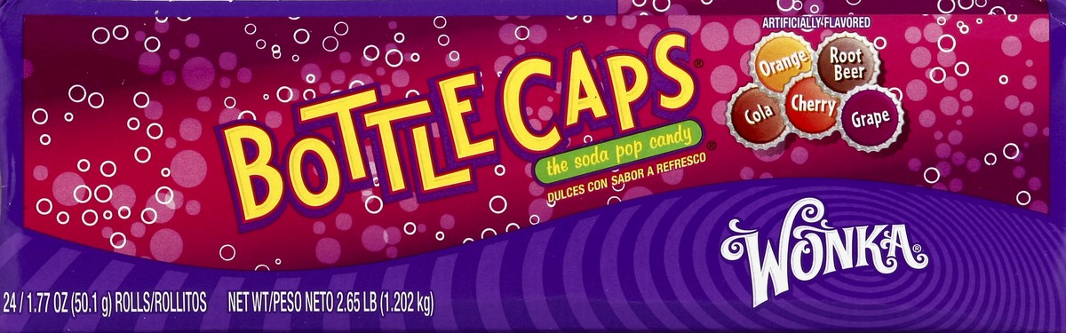 slide 4 of 4, Bottle Caps Soda Pops Candy 24 - 1.77 oz Rolls, 24 ct