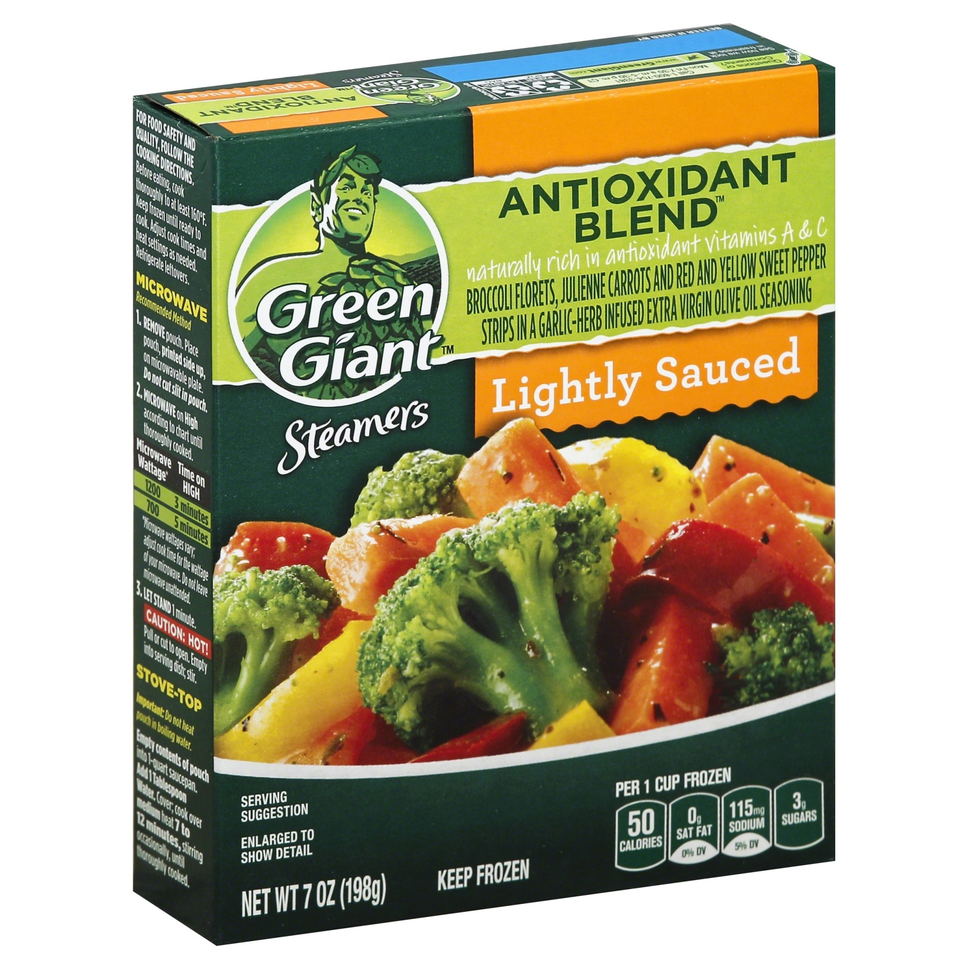 slide 1 of 8, Green Giant Steamers Antioxidant Vegetable Blend, 7 oz