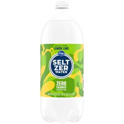 Kroger Lemon Lime Seltzer Water- 2 liter