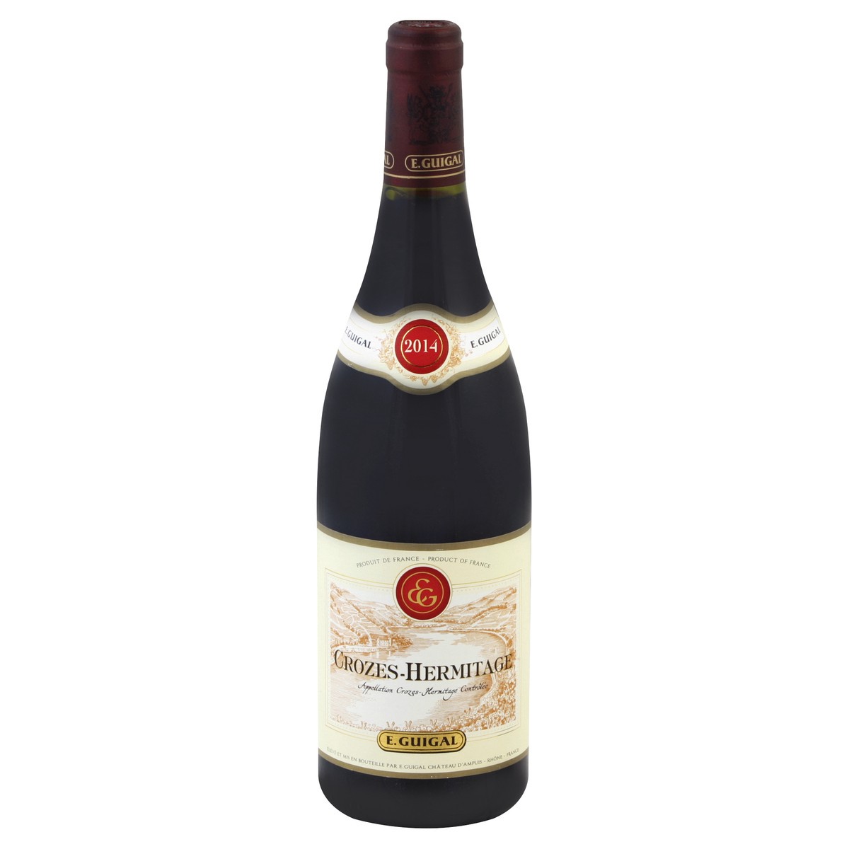 slide 2 of 3, E GUIGAL Red Rhone Wine 750 ml, 750 ml