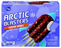 slide 1 of 1, Kroger Arctic Blasters Toffee Ice Cream Bars, 12 ct; 2.5 fl oz