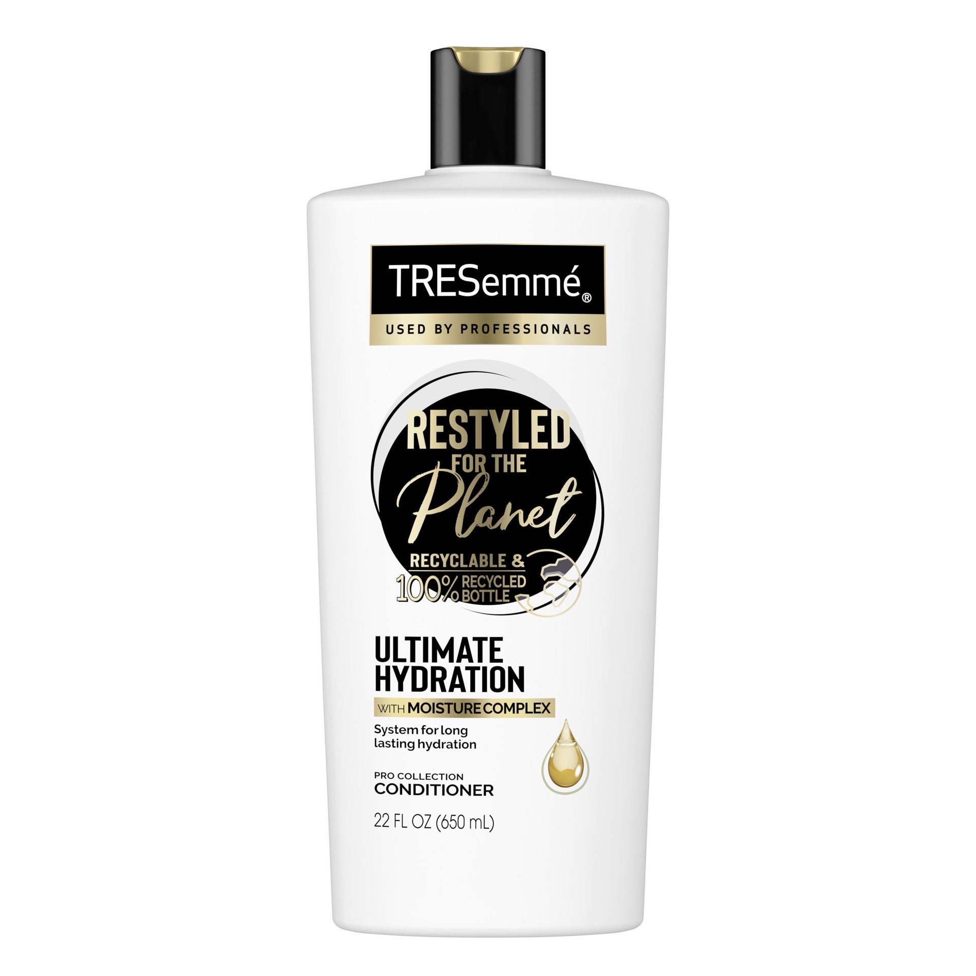 slide 1 of 4, TRESemmé Conditioner Ultimate Hydration, 22 oz, 22 fl oz