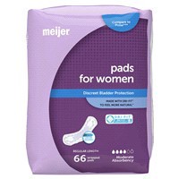 slide 21 of 21, Meijer Bladder Control Pads, Moderate Absorbency, 66 ct