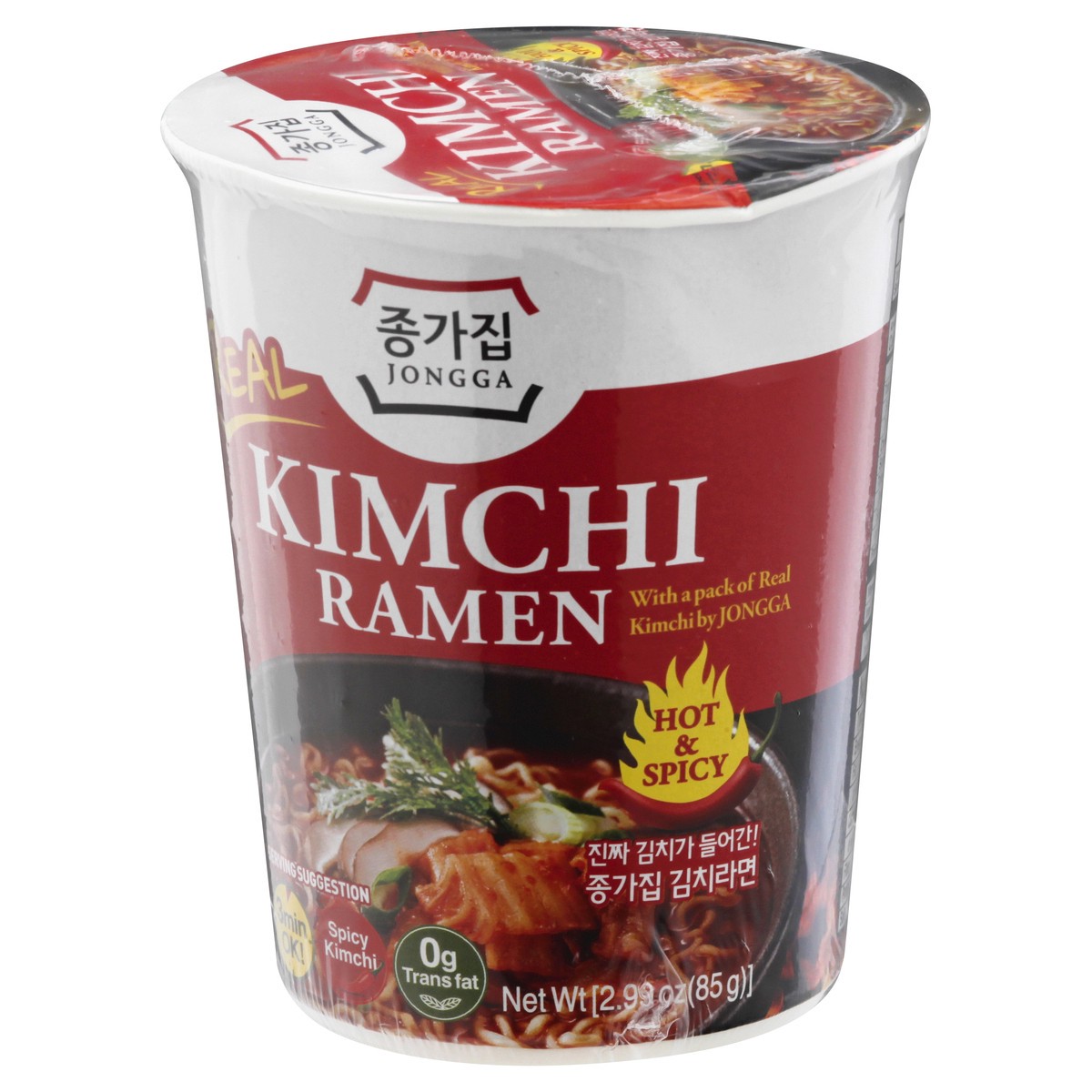slide 3 of 13, Jongga Jonnga Real Kimchi Ramen Cup - 2.99 OZ, 2.99 oz