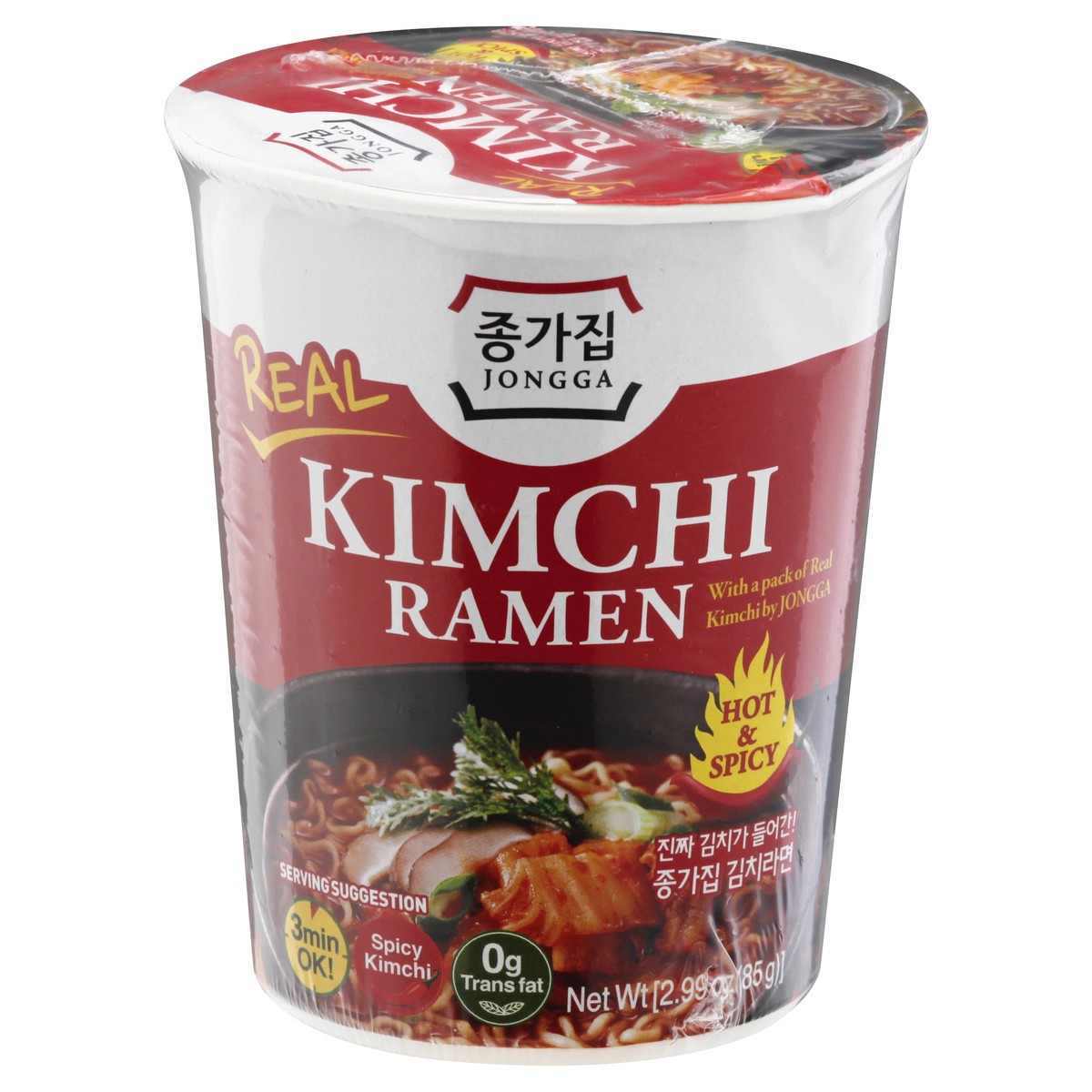 slide 10 of 13, Jongga Jonnga Real Kimchi Ramen Cup - 2.99 OZ, 2.99 oz
