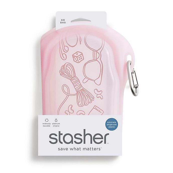 slide 1 of 1, Stasher Go Pink, 1 ct
