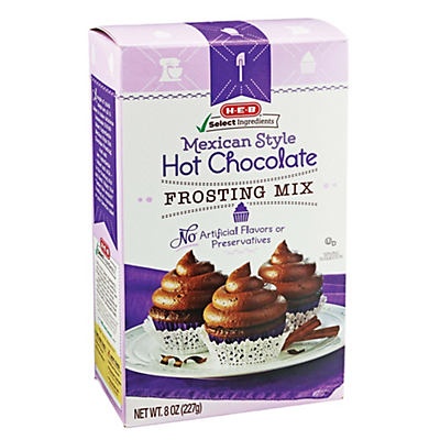 slide 1 of 1, H-E-B Select Ingredients Artisan Mexican Hot Chocolate Frosting, 8 oz