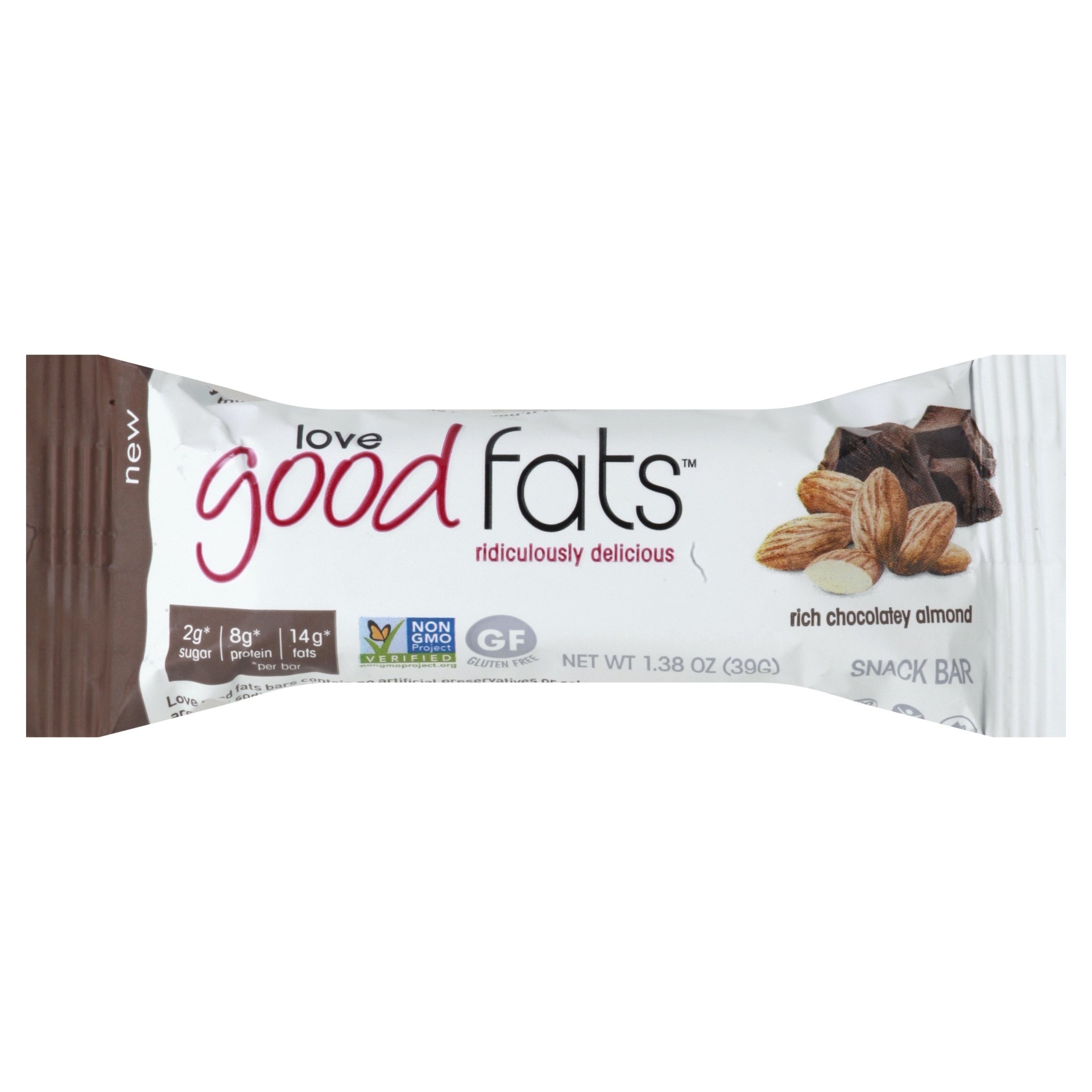 slide 1 of 7, Love Good Fats Snack Bar 1.38 oz, 1.38 oz