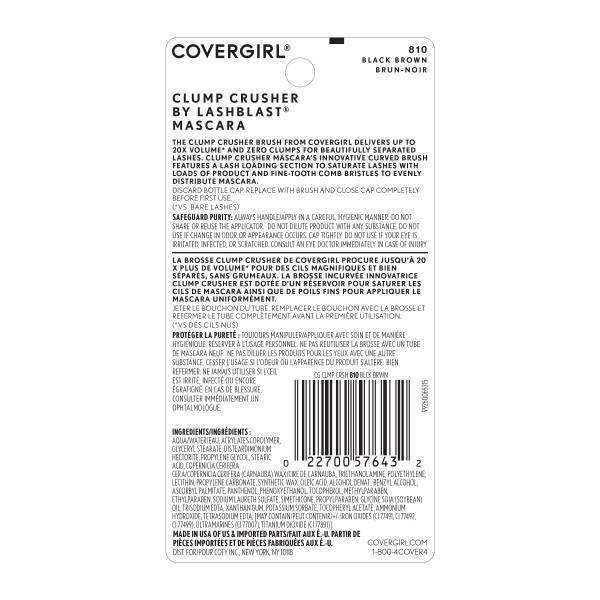 slide 18 of 110, Covergirl COVERGIRL Clump Crusher Mascara Black Brown 810, 13ML, 13 ml