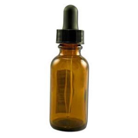 slide 1 of 1, Lotus Light Empty Amber Glass Bottle With Dropper, 1 oz