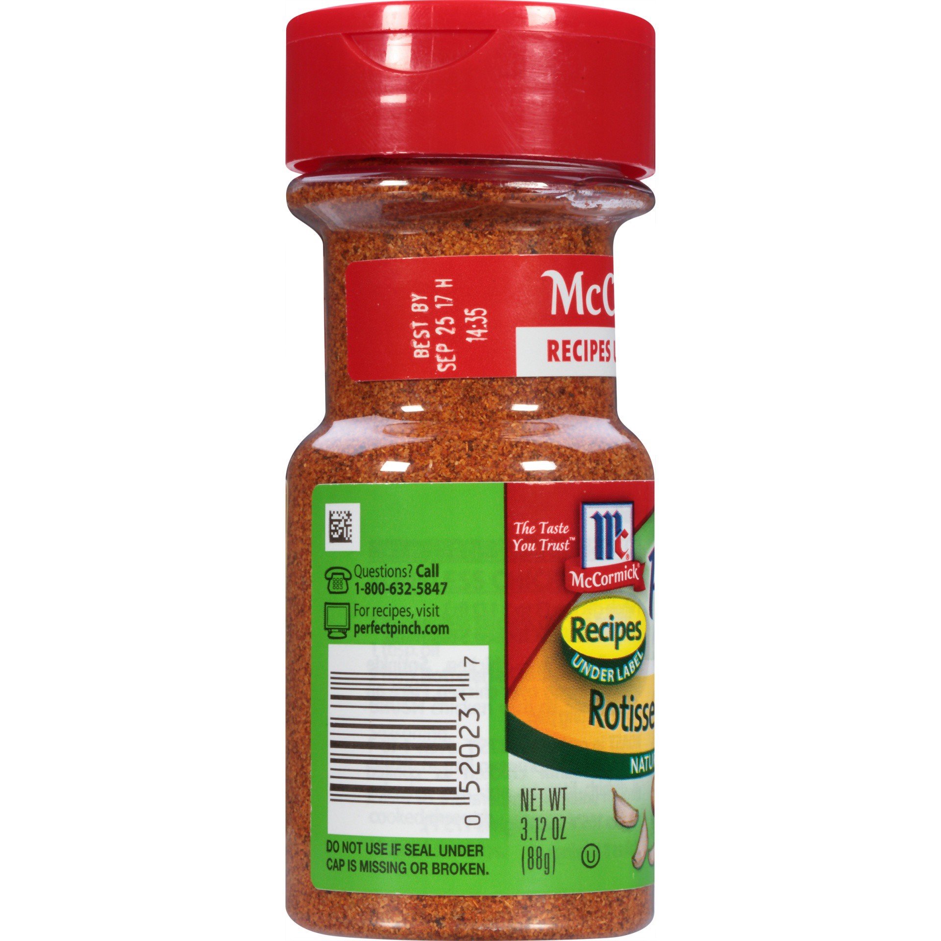 slide 2 of 2, McCormick Perfect Pinch Rotisserie Chicken Seasoning, 3.12 oz