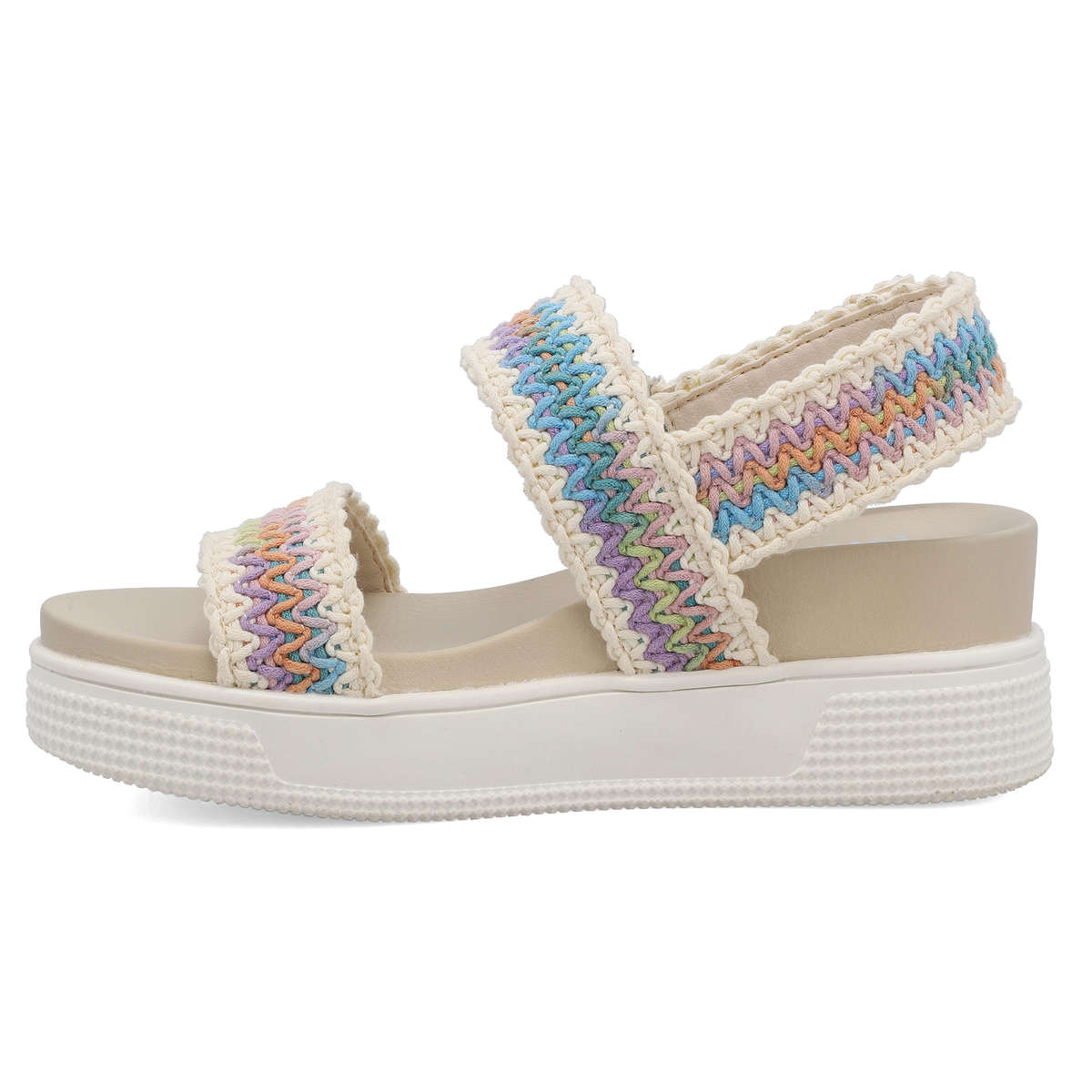 slide 4 of 6, Mia Girl Girls' Sayge Sandal, Multi, Size 2, Size 2