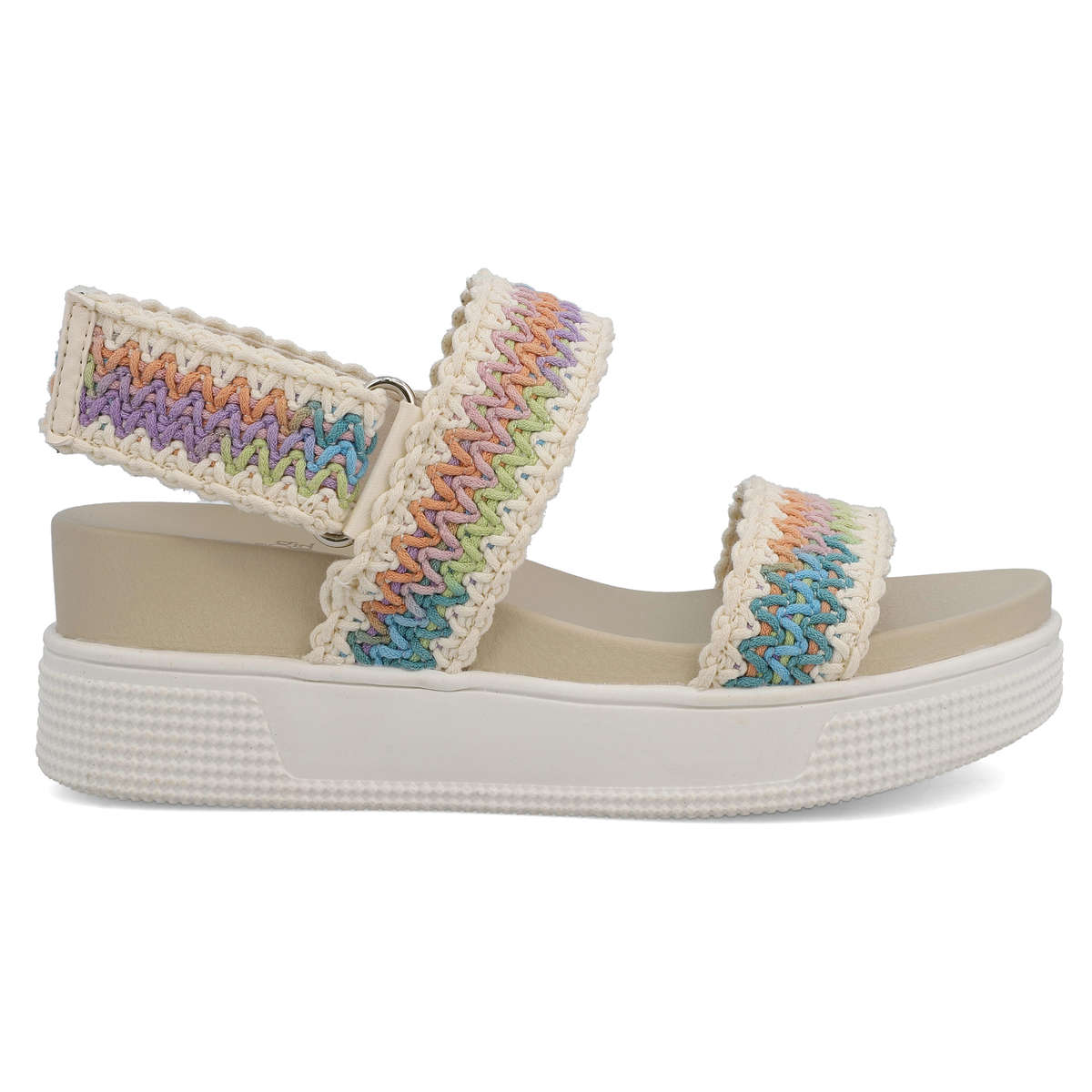 slide 3 of 6, Mia Girl Girls' Sayge Sandal, Multi, Size 2, Size 2