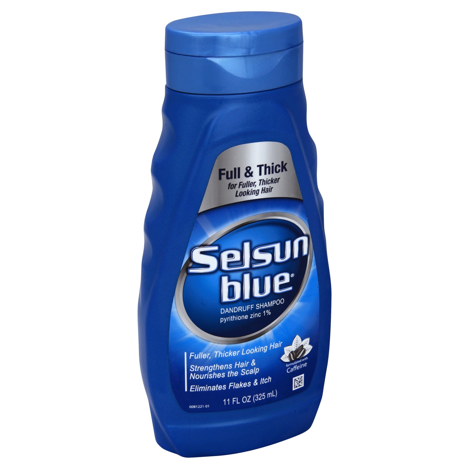 slide 1 of 1, Selsun Blue Full Thick Dandruff Shampoo, 11 oz