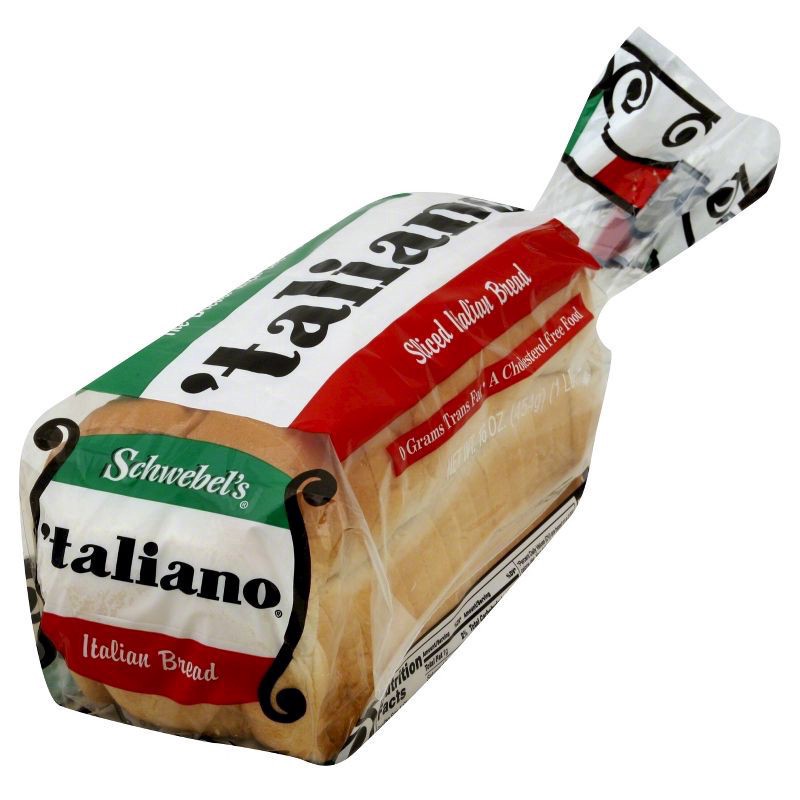 slide 1 of 1, Schwebel's'Taliano Italian Sandwich Bread, 16 oz