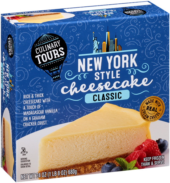 slide 1 of 1, Culinary Tours Classic New York Style Cheesecake, 24 oz