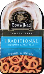 Boar's Head Traditional Hummus & Pretzels - 3 oz