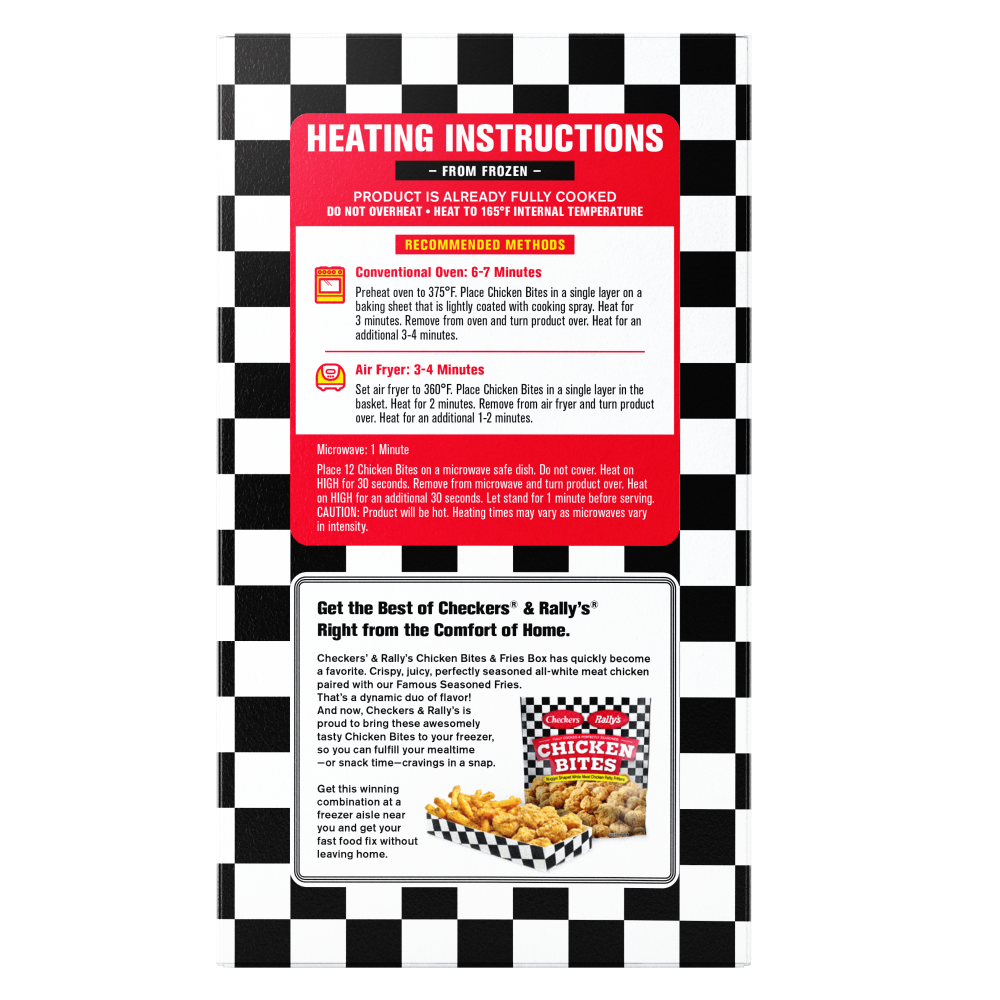 slide 2 of 2, Checker's® & Rally's® Frozen Chicken Bites, 16 oz