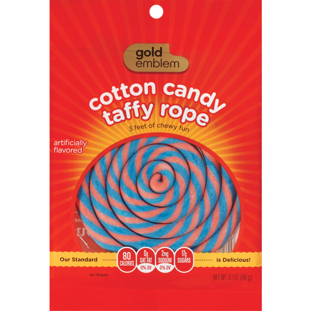 slide 1 of 1, CVS Gold Emblem Taffy Rope, 1 ct