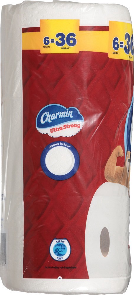 slide 3 of 5, Charmin Ultra Strong Bath Tissue 6 Extra Large Rolls, 6 ct