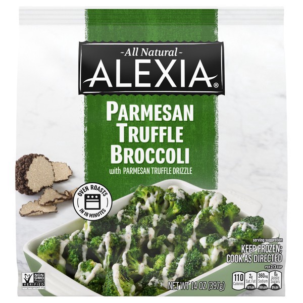 slide 1 of 1, Alexia Parmesan Truffle Broccoli, 14 oz