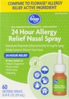 slide 1 of 1, Kroger 24-Hour Allergy Relief Nasal Spray, 0.34 fl oz