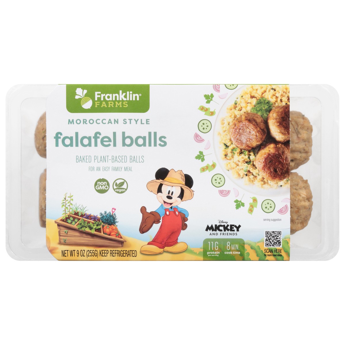 slide 1 of 14, Franklin Farms Disney Mickey and Friends Moroccan Style Falafel Balls 9 oz, 9 oz