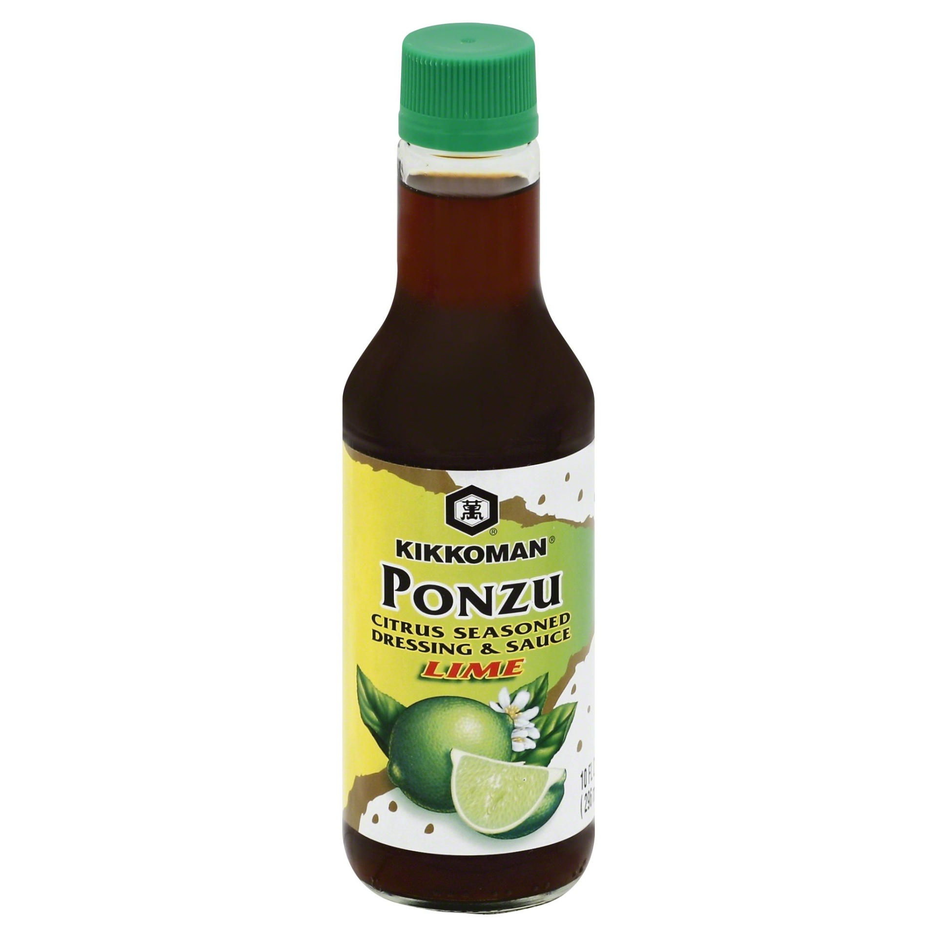 slide 1 of 6, Kikkoman Ponzu Citrus Seasoned Dressing & Sauce Lime, 10 oz